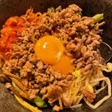 市販のナムルを使って簡単ビビンバ丼！